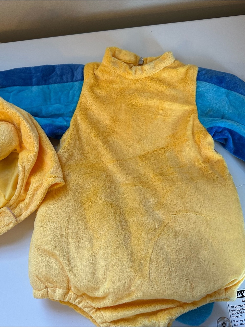 Disney Little Mermaid Plush Flounder Costume 12-18M